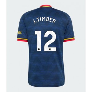 Arsenal Jurrien Timber #12 Jalkapallovaatteet Vieraspaita 2026-27 Lyhythihainen